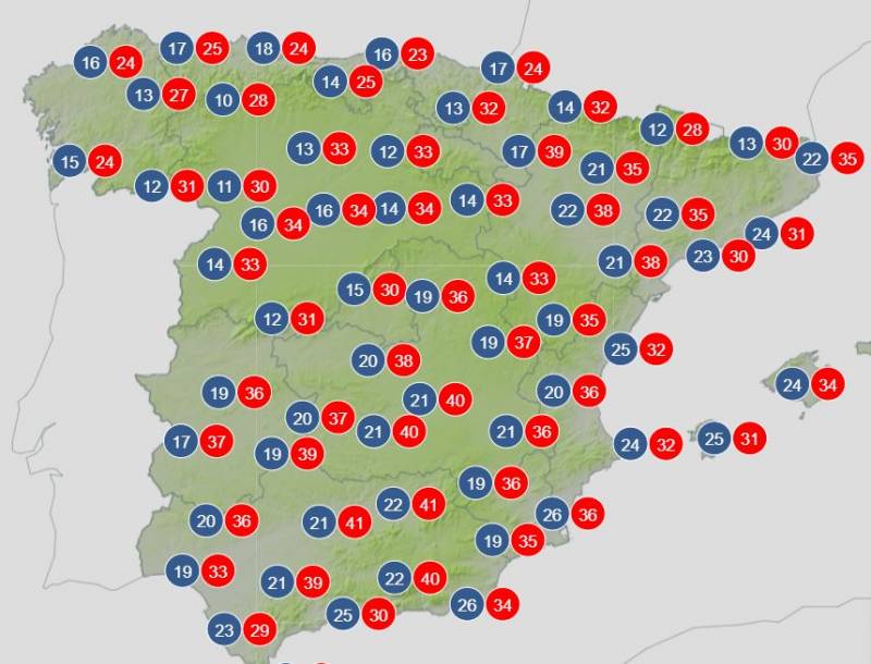 Relief as rain calms northern Spain, but south still sizzles: Weekend weather forecast July 20-23