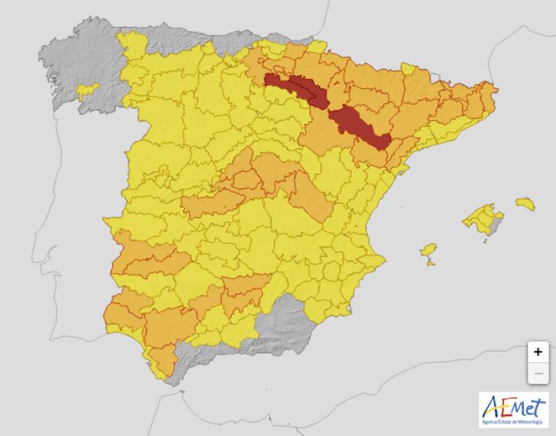 Storms on the way as Spanish heatwave comes to an end: Spain weather forecast Aug 24-27