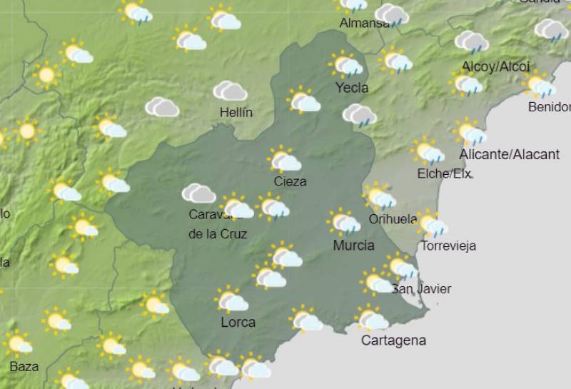 Heavy rains on the horizon: Murcia weather forecast September 11-17