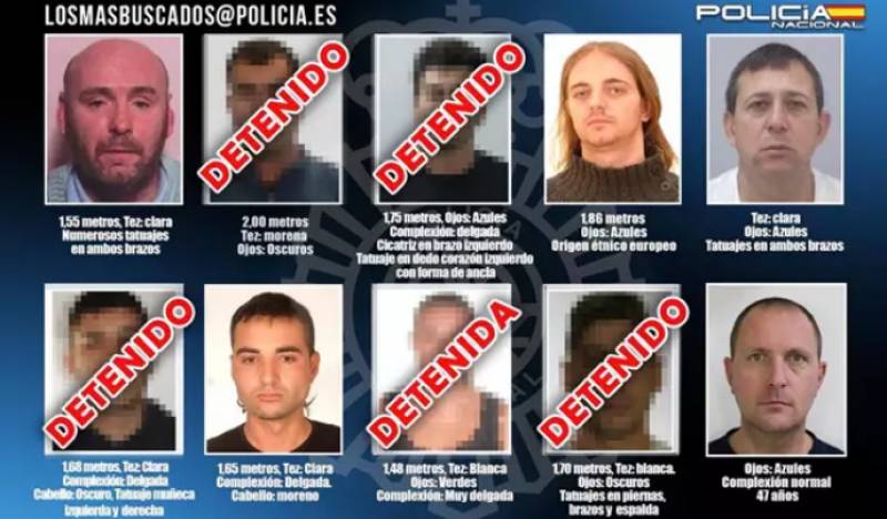 Most Wanted fugitive hands himself in to police in Madrid