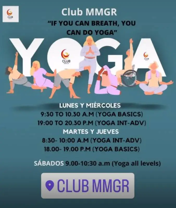 Regular Yoga classes at Club MMGR, Mar Menor Golf Resort