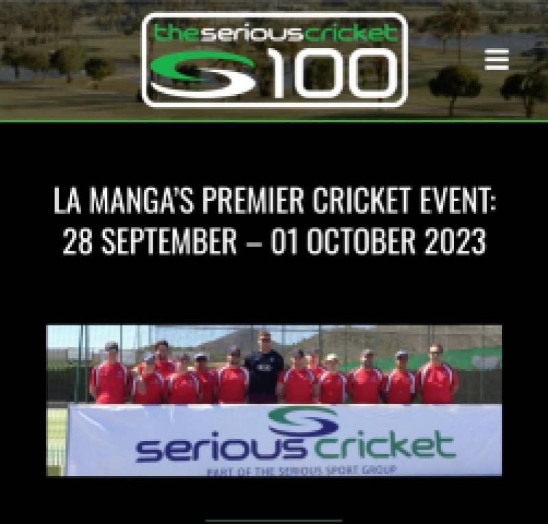 Sept 28-Oct 1 La Manga Club Cricket Tournament