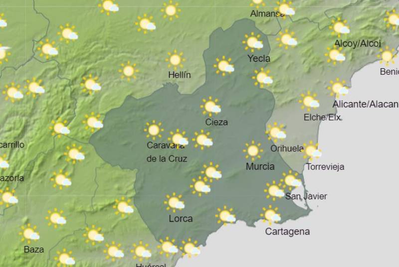 30 degrees in autumn: Murcia weather forecast September 25-October 1