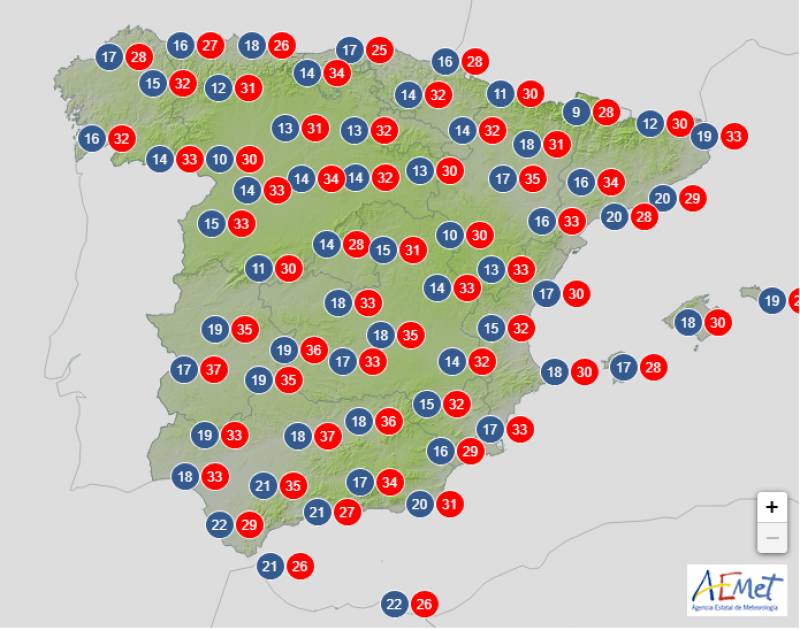 Indian summer continues across Spain: Weather forecast Sept 28-Oct 1