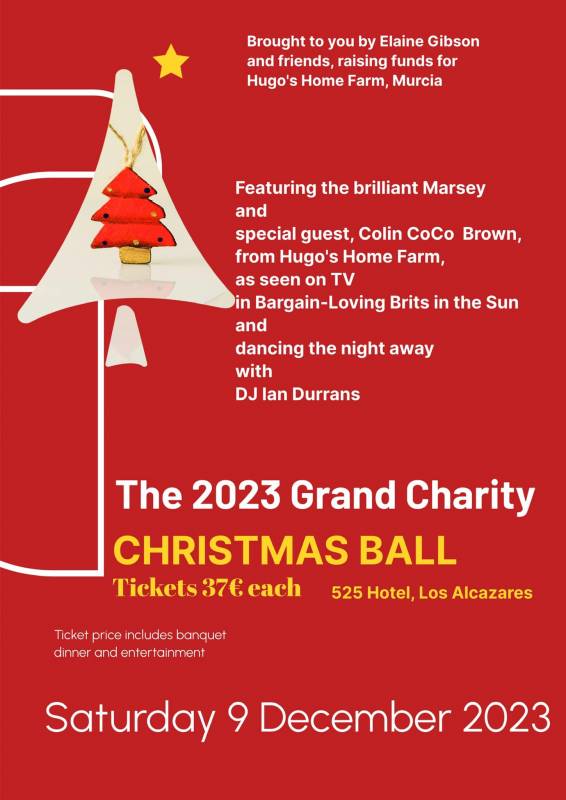 December 9 Grand Charity Christmas Ball in Los Alcazares