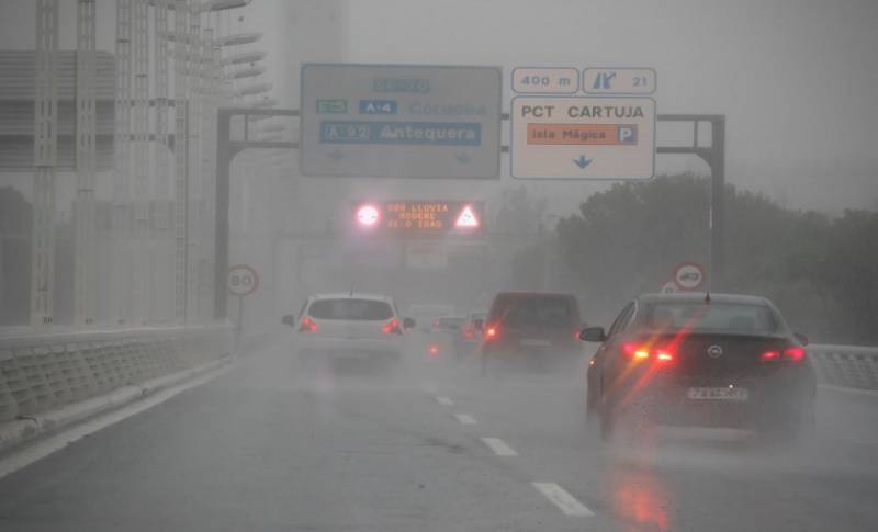 Floods, diverted flights and railway stoppages: Storm Aline causes carnage across Spain