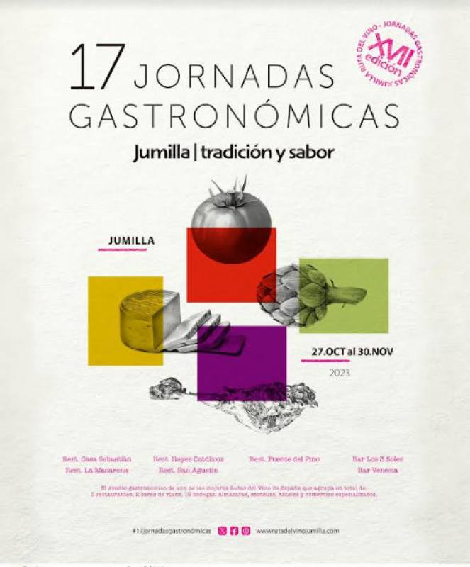October 27 to November 30 Gastronomic festival in Jumilla