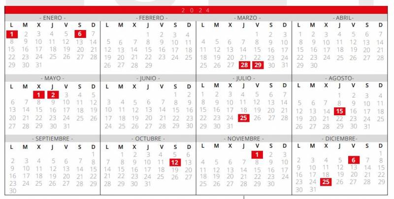 Spain holiday calendar 2024: These are all the festivos, bank holidays and long weekends