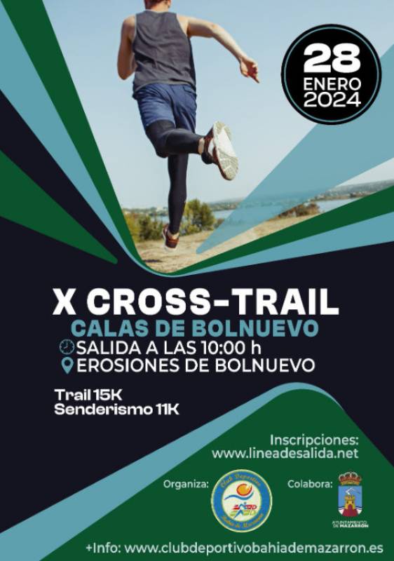 January 28 Cross Trail - Calas de Bolnuevo cross-country race 2024