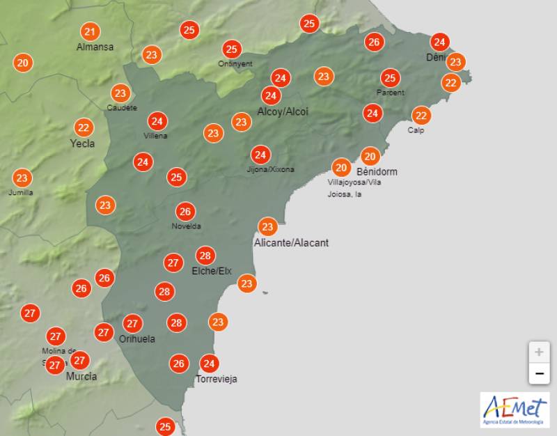 Temperatures set to hit 30 degrees: Alicante weather forecast November 13-16