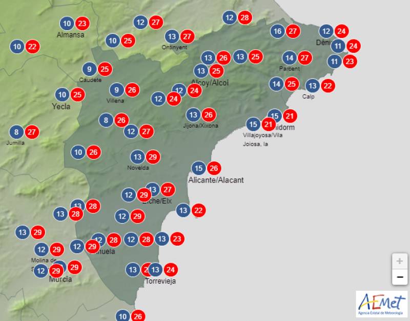 Temperatures set to hit 30 degrees: Alicante weather forecast November 13-16