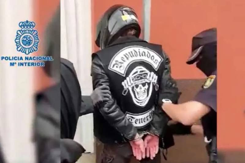 VIDEO: Six Hells Angels bikers arrested in Spain for intimidation and coercion