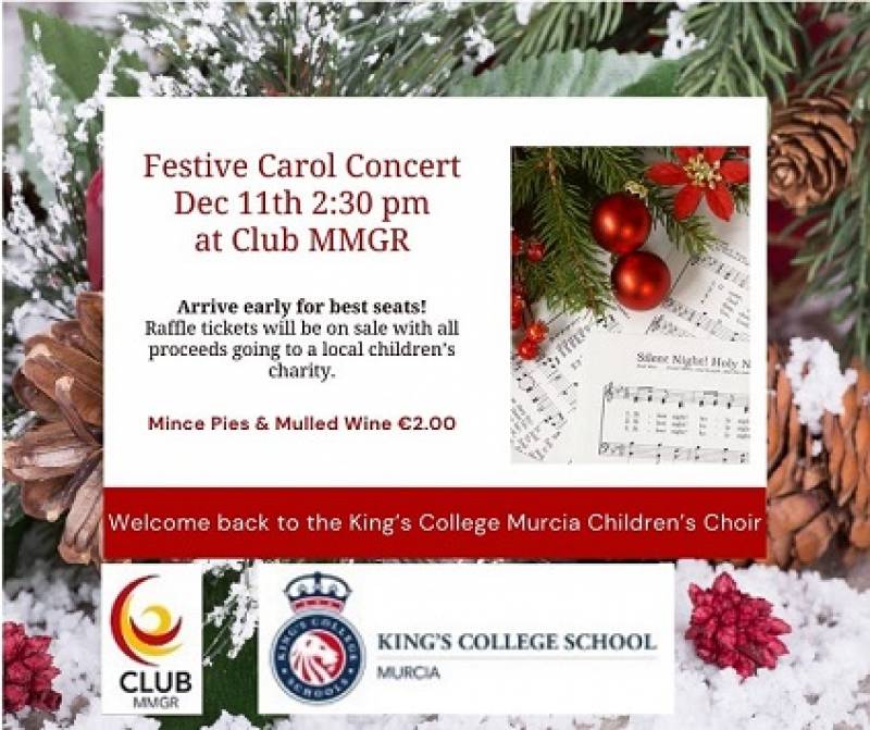 December 11 Kings College childrens choir to perform 2023 festive carol concert at Club MMGR