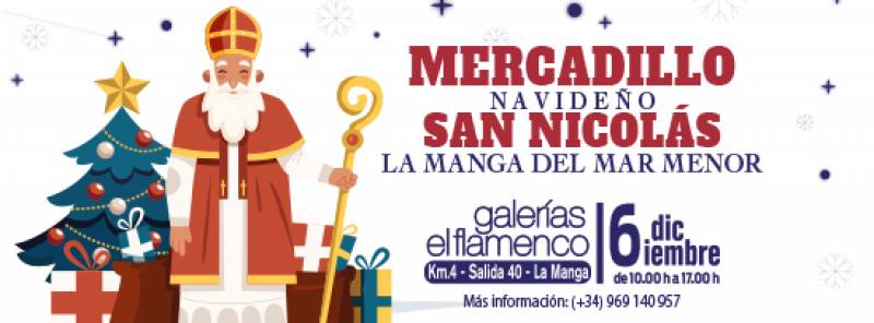 December 6 La Manga del Mar Menor Christmas market in Galerias el Flamenco