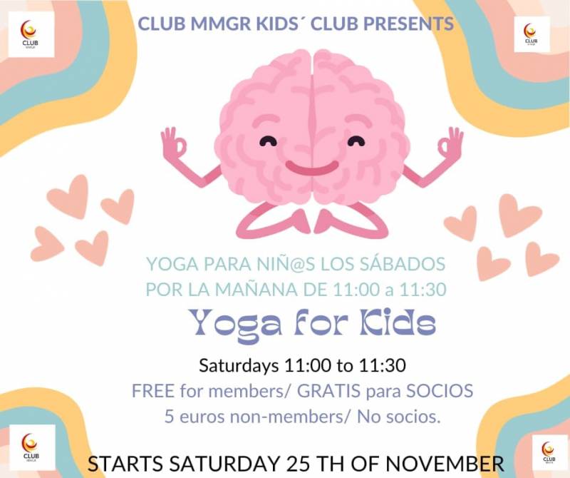 Every Saturday at Club MMGR Mar Menor Golf Resort Yoga for Kids