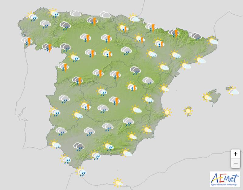 Temperatures remain high but storms are on the way: Spain weather forecast Jan 15-18