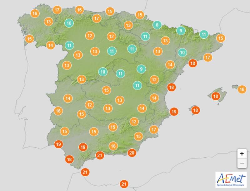 Temperatures remain high but storms are on the way: Spain weather forecast Jan 15-18