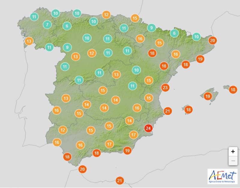 Cold and blustery weekend ahead: Spain weather forecast Jan 18-21
