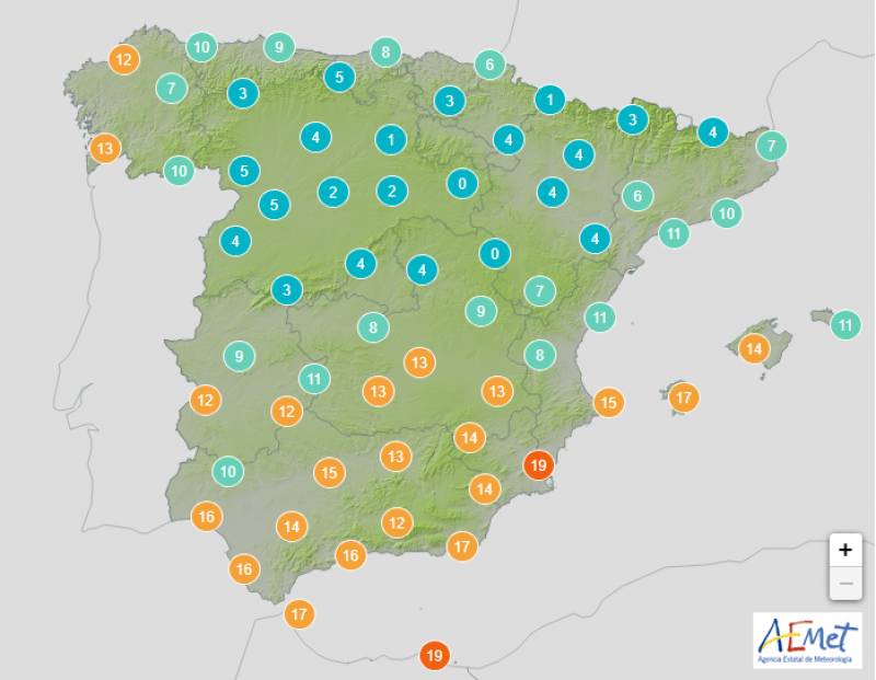 Cold and blustery weekend ahead: Spain weather forecast Jan 18-21