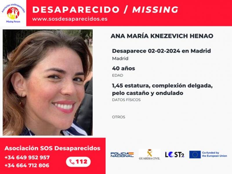 US citizen missing in Spain