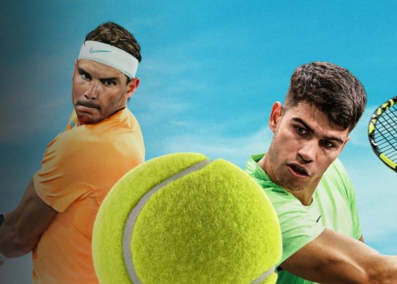 Rafa Nadal vs Carlos Alcaraz in Las Vegas on Netflix