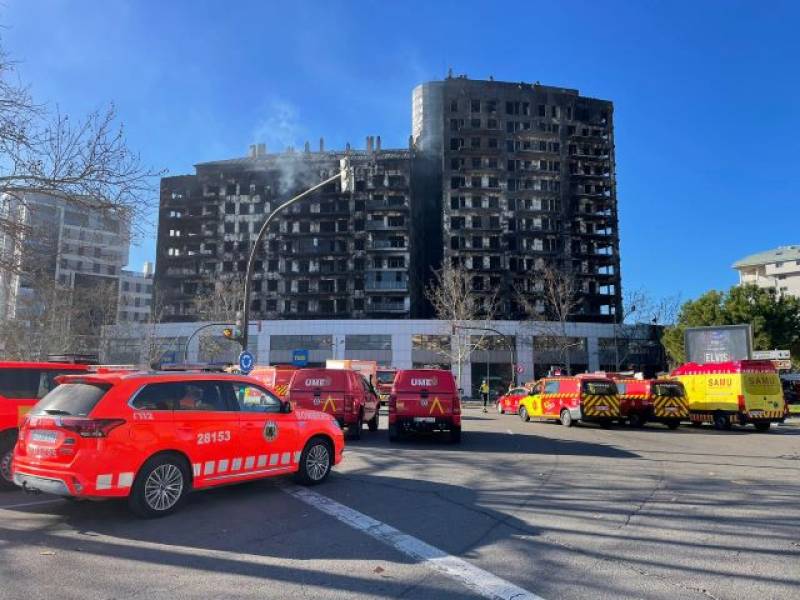 Valencia tower block fire death toll rises to nine