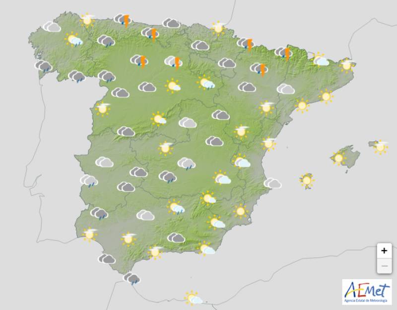 Wet and wild weekend: Spain weather forecast March 7-10