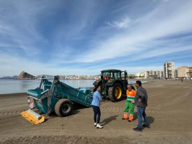 Aguilas beaches ready to receive tourists this Easter