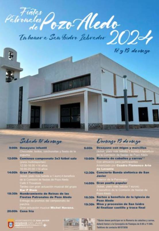May 18 and 19 Pozo Aledo fiestas honouring San Isidro Labrador