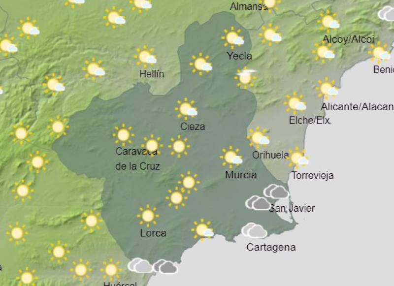 Hot and getting hotter: Murcia weather forecast May 27-June 2