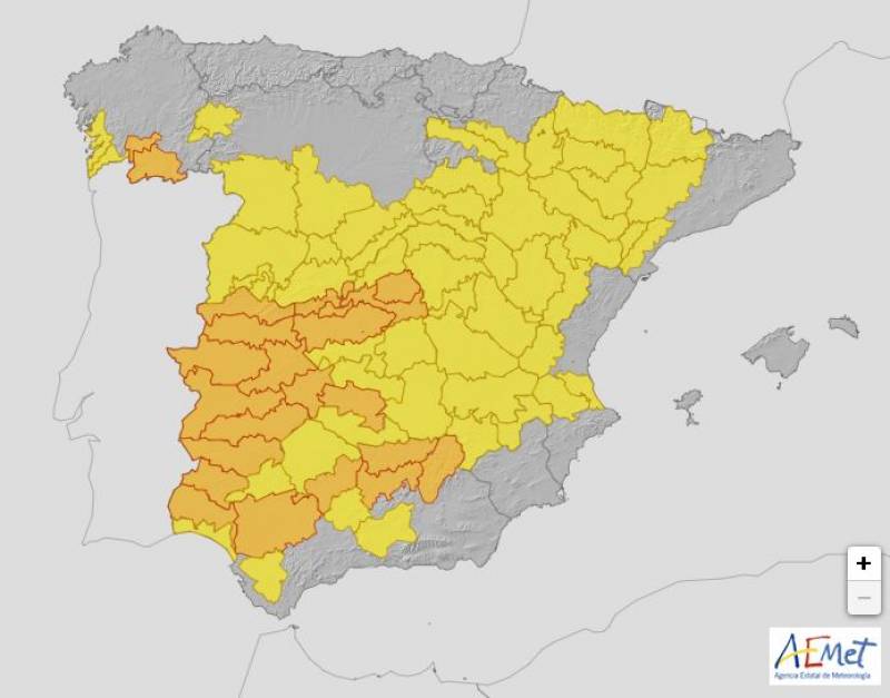 Intense temperatures rising: Spain weather forecast July 22-25