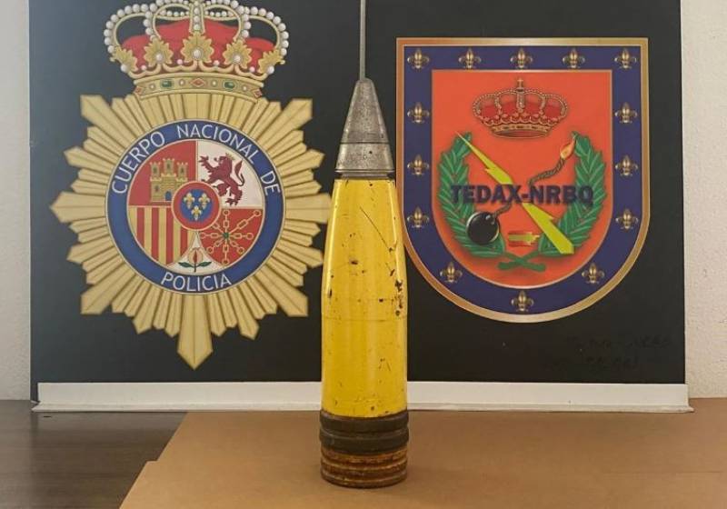 Live bomb found dumped in recycling bin in Spain