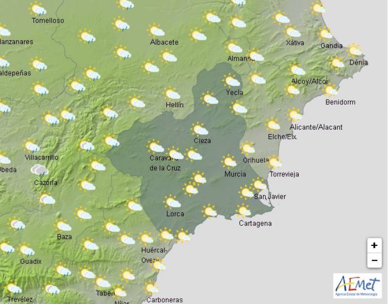 Break from the heat: Murcia weather forecast August 19-22