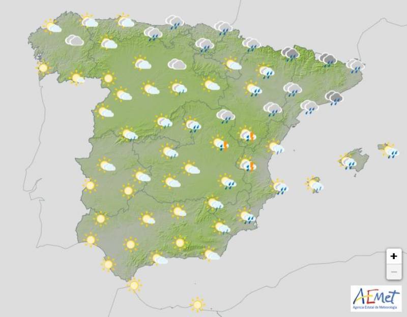 Rain and thunderstorms to kick off the month: Spain weather forecast Sept 2-5