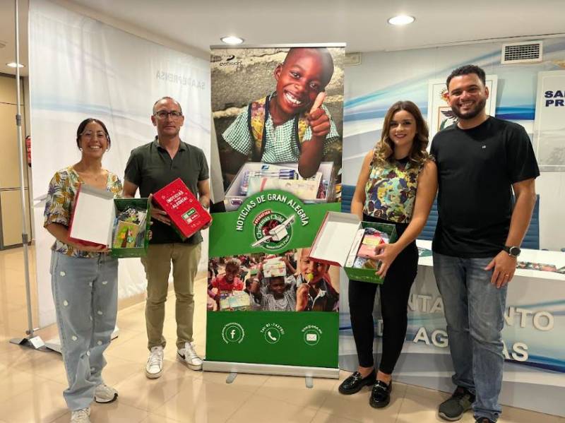 2024 Operation Christmas child has begun in Águilas