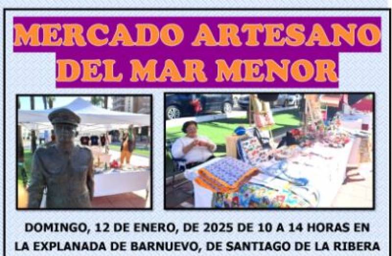 January 12 Mar Menor Craft Market