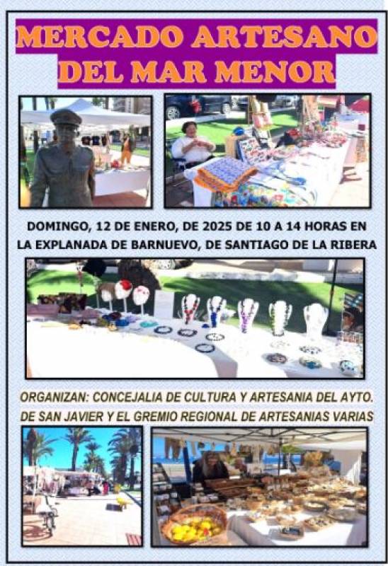 January 12 Mar Menor Craft Market