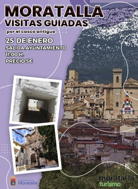 January 25 Guided tour of the historic town centre of Moratalla