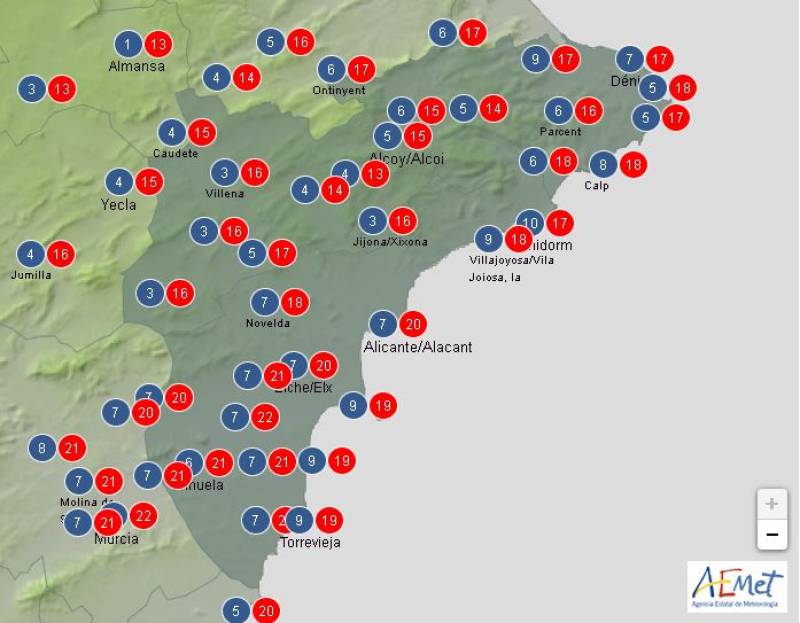 Will the Beast from the East strike Alicante? Weather forecast Feb 6-9