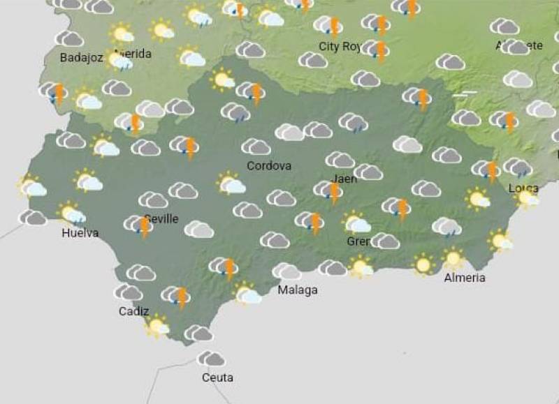 Andalucia weekly weather forecast: March 3 - 6