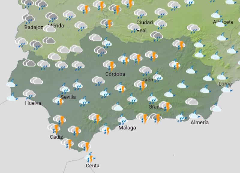 Andalucía weekend weather forecast: Thursday March 6-Sunday March 9