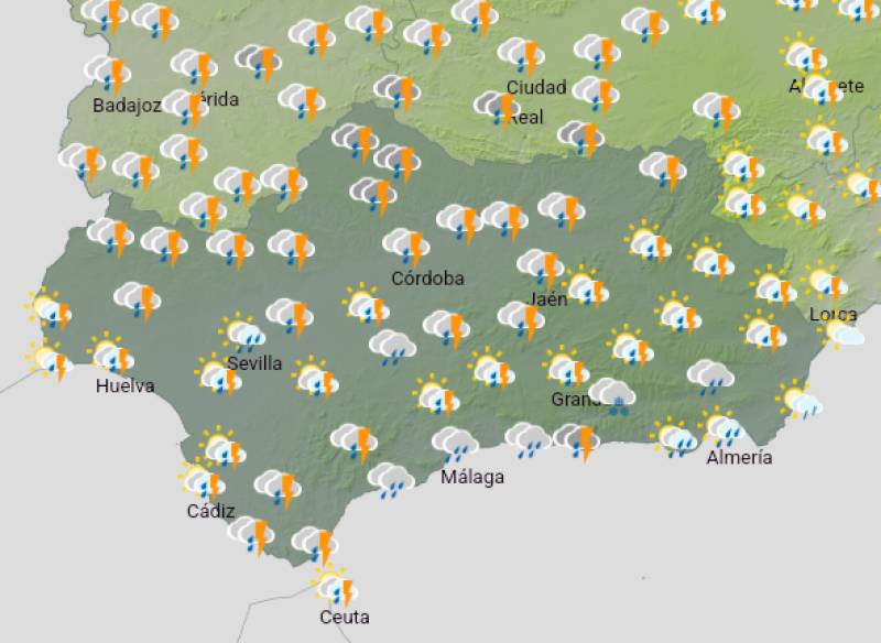 Andalucía weekend weather forecast: Thursday March 6-Sunday March 9