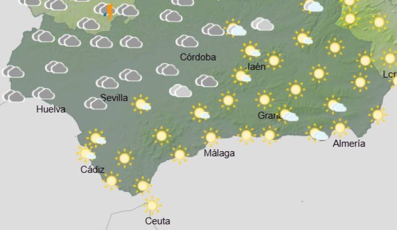 Andalucía weekend weather forecast November 6-9: Cooling down with showers and sunny spells