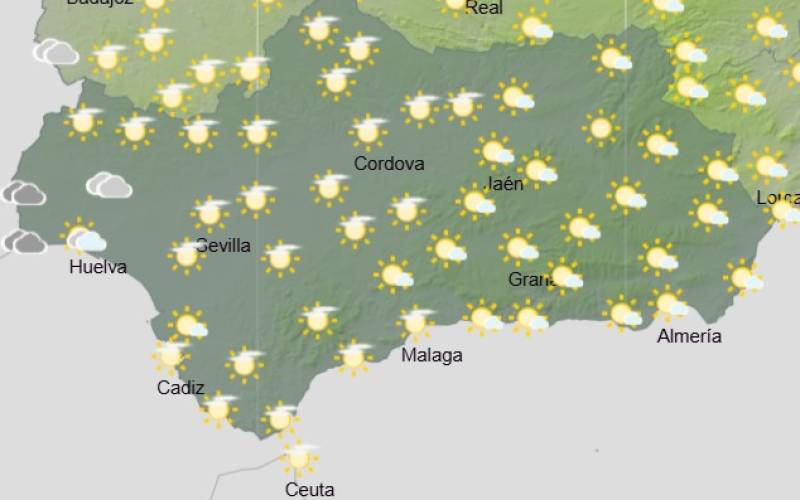 Andalucía weekly weather forecast November 10-13: Sun, clouds and a few showers