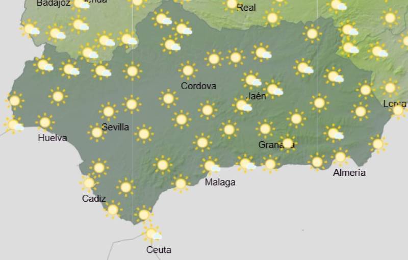 Andalucía weekly weather forecast November 24-27: Rain, wind and cooler spells ahead