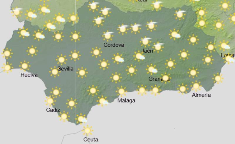 Andalucía weekend weather forecast November 27-30: Chilly nights, sunny spells and a wetter Sunday