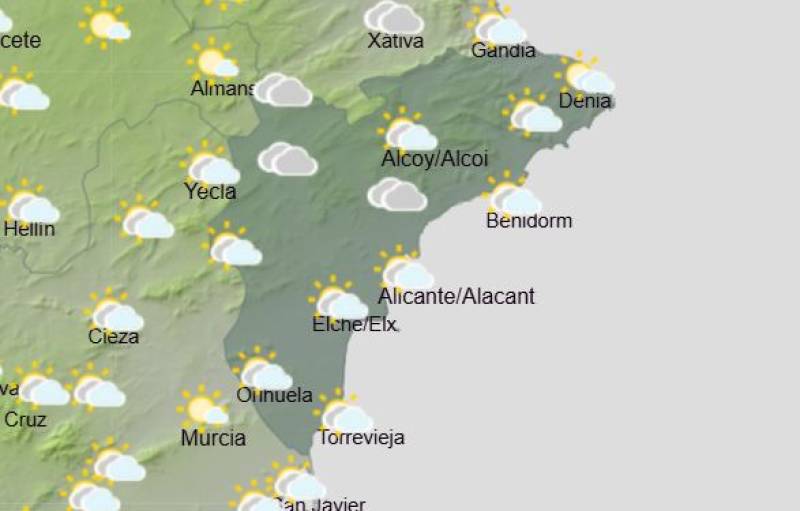 Rain and snow forecast in parts this weekend: Alicante weather March 26-29