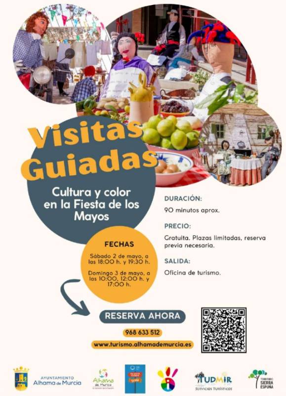 May 2 and 3 Free guided tours in Spanish of the Los Mayos fiestas in Alhama