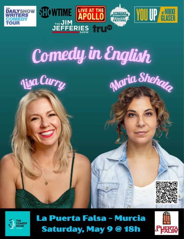 May 9 See celebrated English-language comics live standup in Murcia