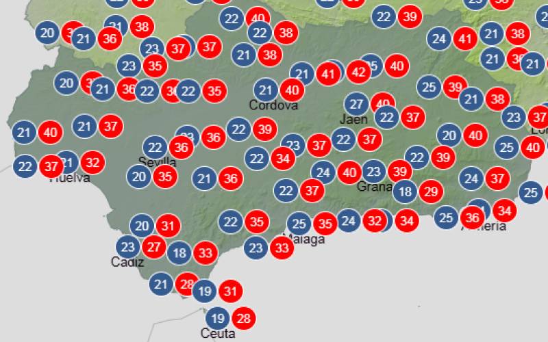 Andalucía weekly weather forecast July 6-9: No let-up in the heat as warnings spread across the region
